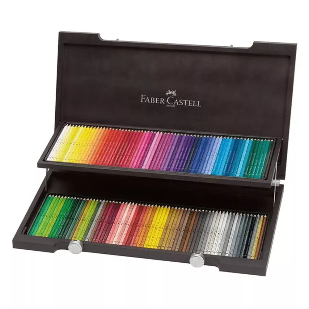 120 Faber-Castell Watercolour Albrecht Durer Colour Pencils Wooden Case