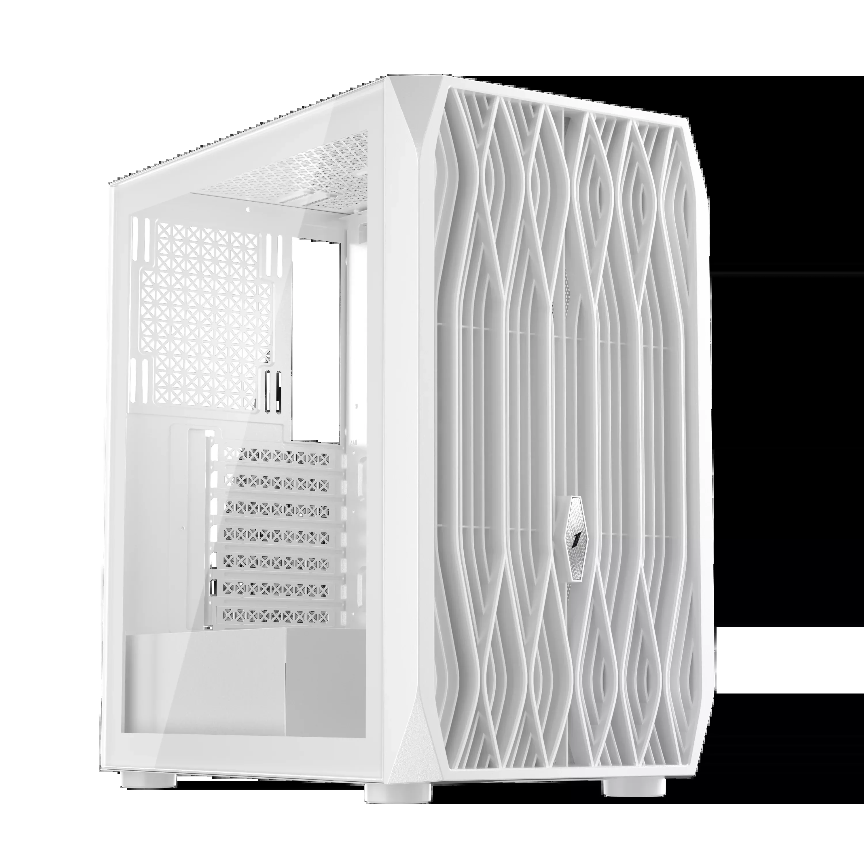1st Player AY7 ATX M-ATX ITX PC Gaming Case (White)