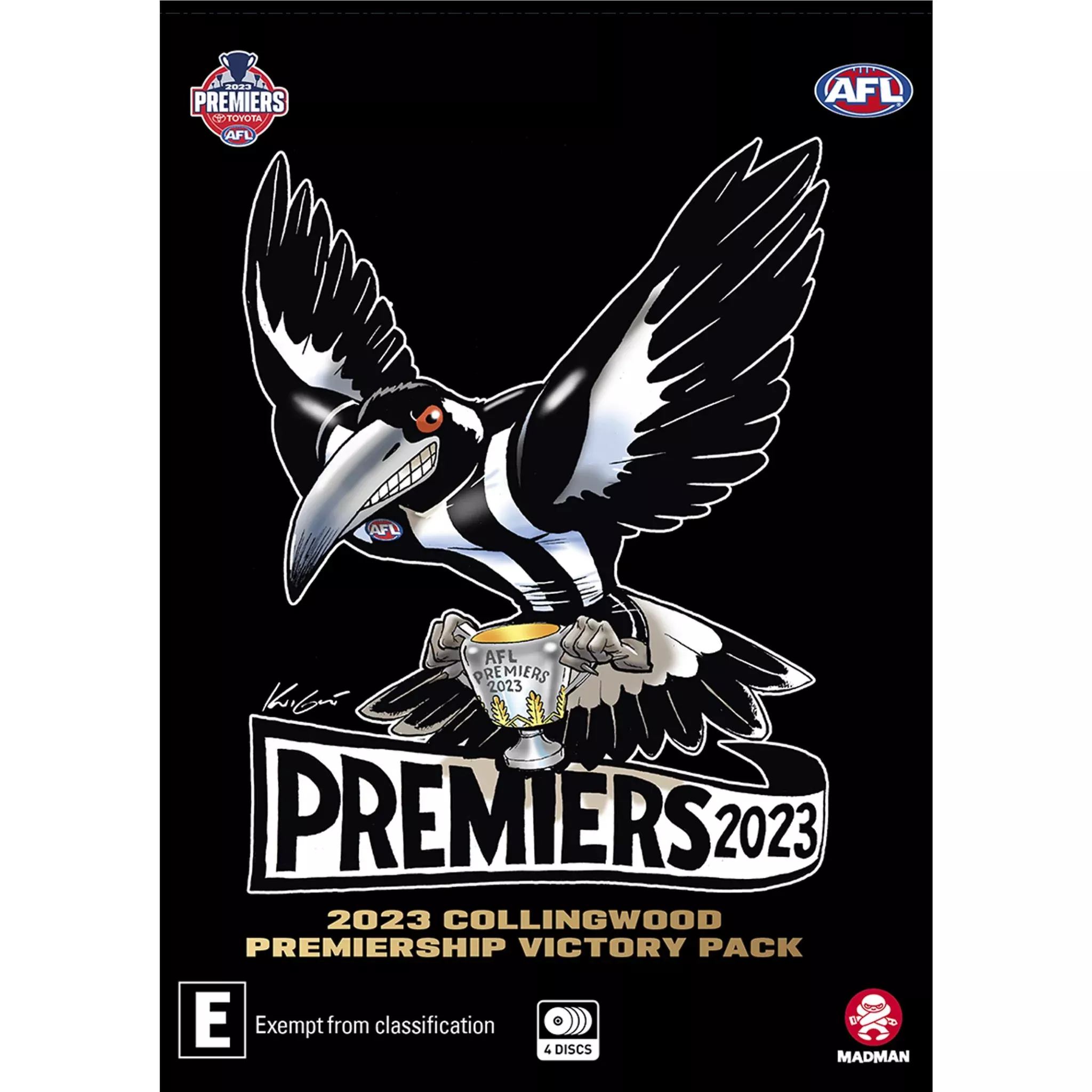 AFL - Premiers 2023 - Collingwood Magpies Victory Pack