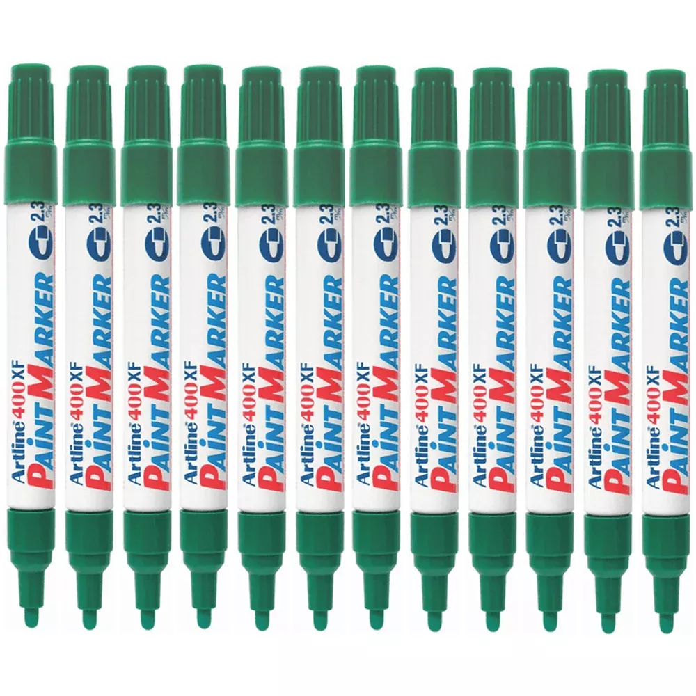 Artline 400XF Box 12 Paint Marker Bullet 2.3mm (Green)