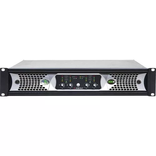 Ashly nXe Series nXE4004 4-Channel 400W Power Amplifier with Programmable Outputs & Ethernet Control