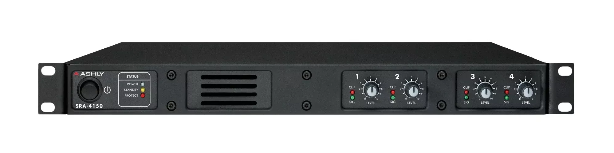 Ashly SRA-4150 Rackmount 4-Channel Power Amplifier, 150W at 4 Ohms