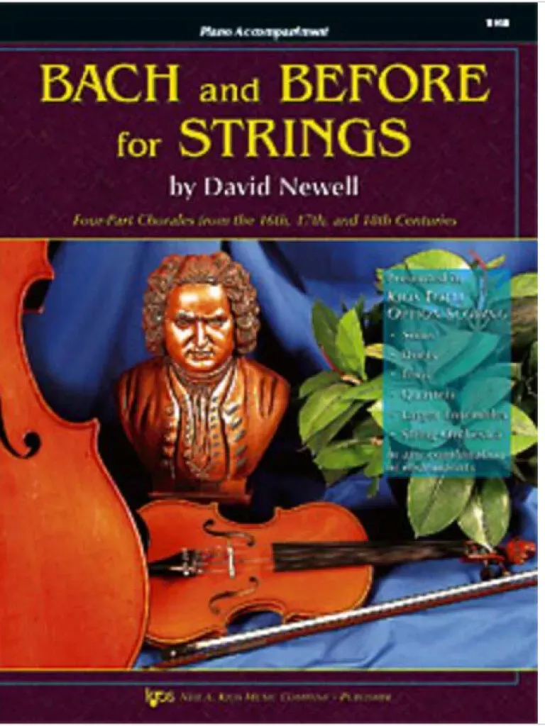 Bach And Before For Strings - Piano Accompaniment