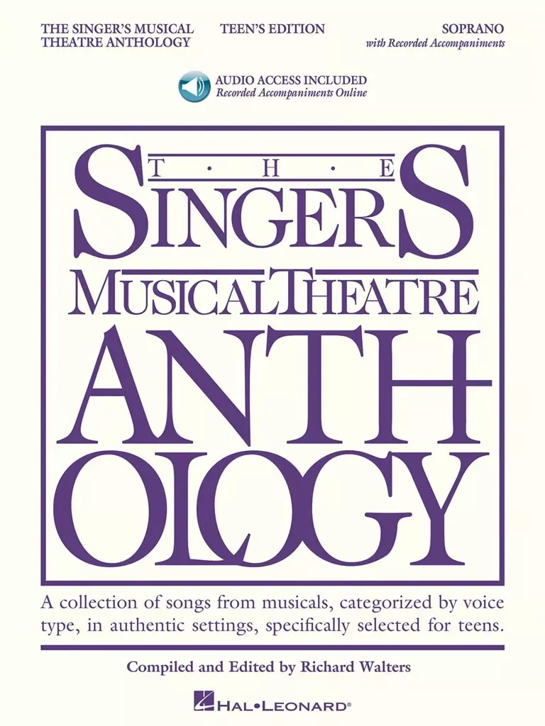Singer's Musical Theatre Anthology - Teen's Edition, Soprano (with Audio)
