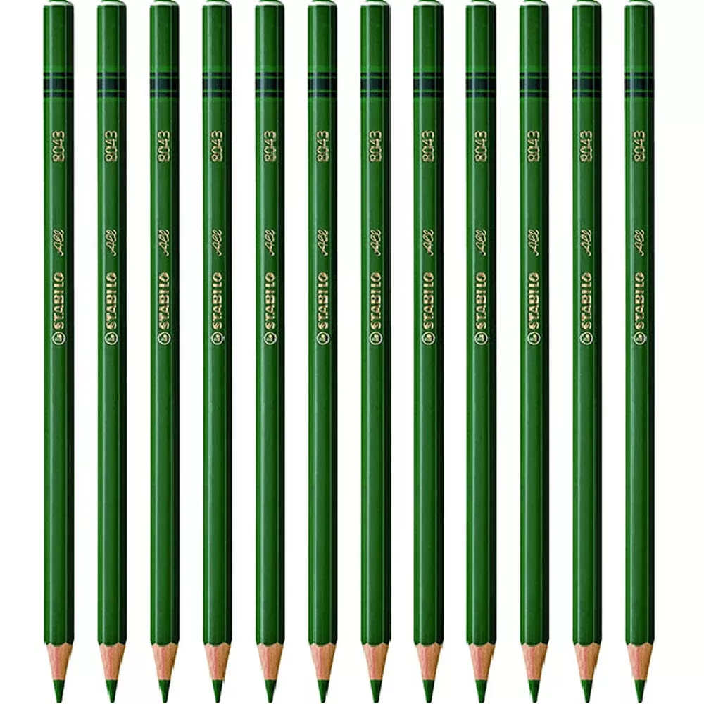 Stabilo 8043 All Pencil (Green) [Box 12]