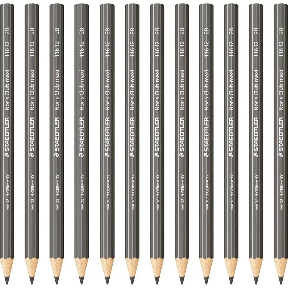 Staedtler Noris Club Maxi Learner Pencils 2B (Graphite)[Box 12]